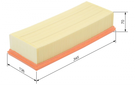 Filtru aer pentru mașină Bosch S9404 [1]