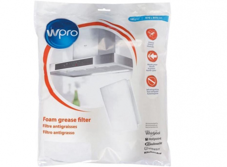 Aragaze si cuptoare cu microunde - Filtru anti-grasime pentru hota, 97 x 47 cm, 100g/m², WPRO 484000008527