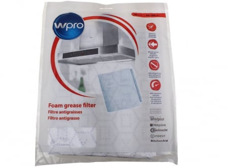 Aragaze si cuptoare cu microunde - Filtru grasime hota universal, 47 x 97 cm, 140g/m², WPRO 484000008526