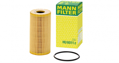 Auto Moto - Filtru ulei cu etansare, Insertie filtru, MANN-FILTER HU 6011 z