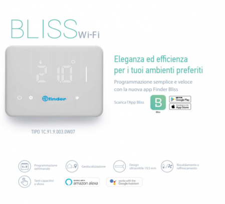 Finder Crono termostat BLISS WIFI cu comanda de la distanta din telefon [4]