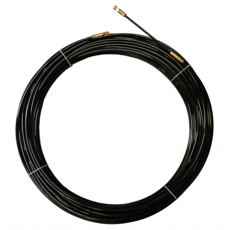 Fir de tragere cabluri electrice STAK SYN4-015 de ø 4 mm, lungime 15 metri, negru [0]