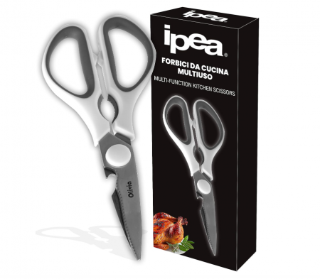 Bucatarie & Servire - Foarfeca de Bucătărie Multifuncționala IPEA din Oțel, Echipată cu Deschizător de Sticle