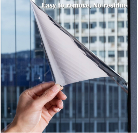 Folie de protectie solara pentru fereastră Zindoo , reflectorizant ani-căldura, anti-UV, 75x200cm [7]