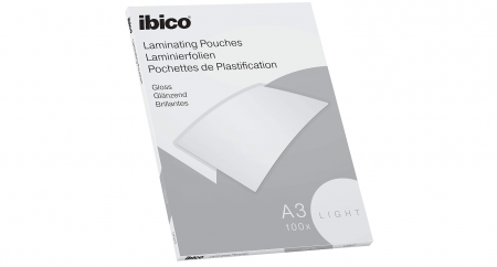 Birotica & Papetarie - Folii de laminare Ibico Basics A3, pachet de 100, transparent, 627311