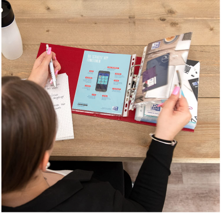 Folii de protectie transparente standard Oxford Elba, A5, 60 microni, 100 bucati, 400025671 [6]