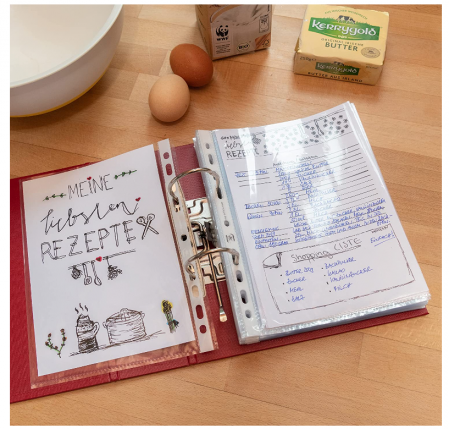 Folii de protectie transparente standard Oxford Elba, A5, 60 microni, 100 bucati, 400025671 [5]