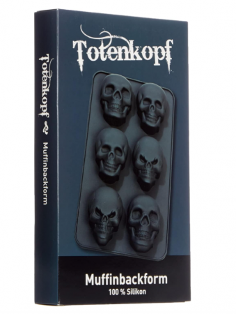 Forma din silicon pentru Briose in forma de Craniu Geda Labels [2]