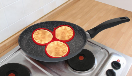 Forma din silicon pentru clatite Patisse 19232, 3 cercuri x Ø10cm [4]