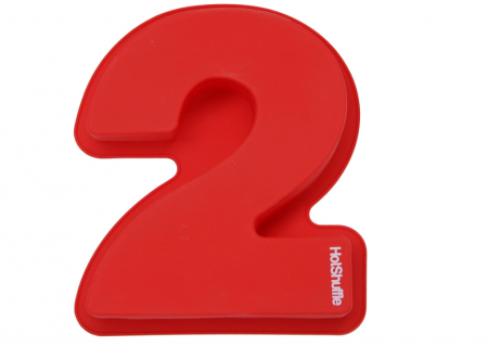 Forma pentru prăjituri HotShuffle, cifra '2', rosu [0]