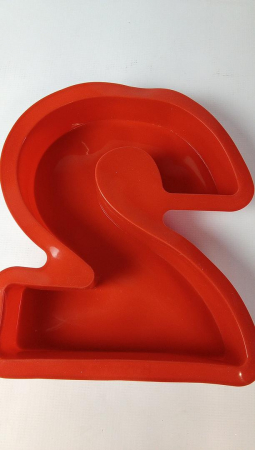 Forma pentru prăjituri HotShuffle, cifra '2', rosu [2]