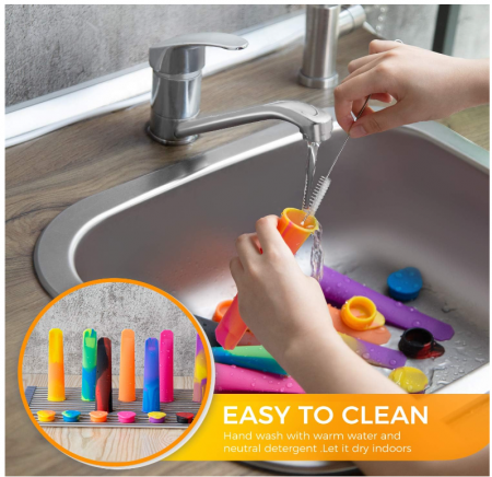 Forma silicon pentru inghetata Niohouse 12 bucati, reutilizabile [2]