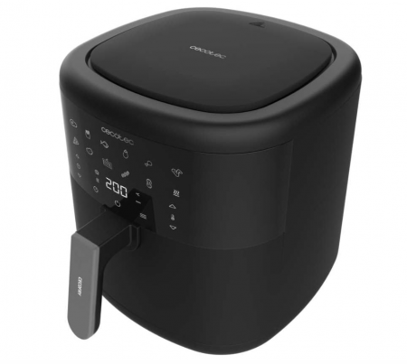 Friteuză Cecotec cu aer cald fără ulei, 6 L, cu accesorii, Cecofry Bombastik 6000 Full, 1700 W [2]