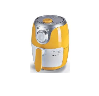 Electrocasnice & Climatizare - Friteuza cu aer cald Ariete 4615 Airy Fryer Mini, Capacitate 2 L, 1000 W, Temperatura maxima 200°, Galben