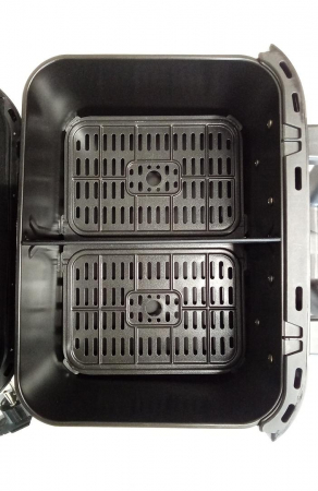 Friteuza cu aer cald Cecotec Cecofry Dual 9000 Air Fryer, 2850W, 9L, control tactil, 6 programe [3]