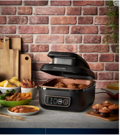 Friteuză cu aer cald Russell Hobbs SatisFry 26520-56 XL 5,5 L, negru [11]
