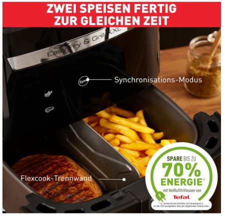 Friteuza cu aer cald Tefal EY8018 Easy Fry & Grill XXL, 6.5L [7]