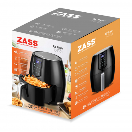 Airfryer Friteuza cu aer cald Zass ZAF 01 1500W, 4L [1]