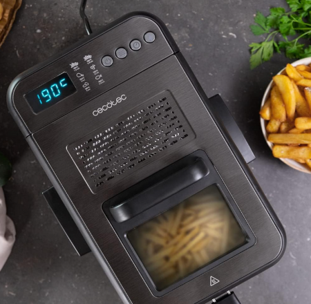 Friteuză cu ulei Cecotec Cleanfry Luxury 3000 Dark, 3.2 litri, 2400W, oțel inoxidabil, negru [7]
