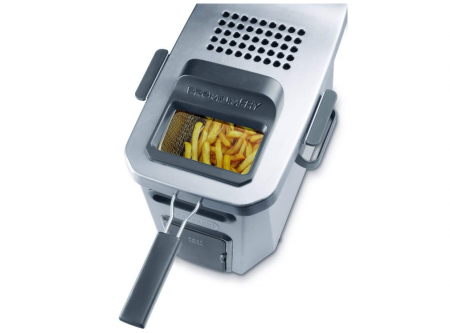 Friteuză De'Longhi PremiumFry F44532.CZ, capacitate 1,5 kg, Easy Clean System, 3200 wați, argintiu [7]