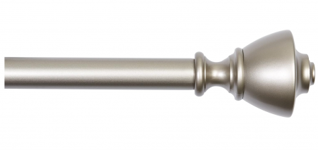 Perdele si draperii - Galerie de perdea Amazon Basics, de 2.5 cm, 90 cm, nichel