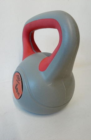 Gantera Kettlebell Umbro, 4 kg, Gri/Rosu [2]
