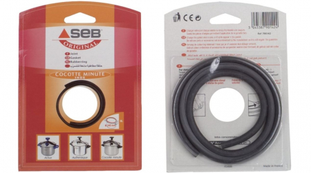 Capace vase pentru gatit - Garnitura oala sub presiune Tefal, Actua, Authentique, Minute, diam 245 mm, 790142