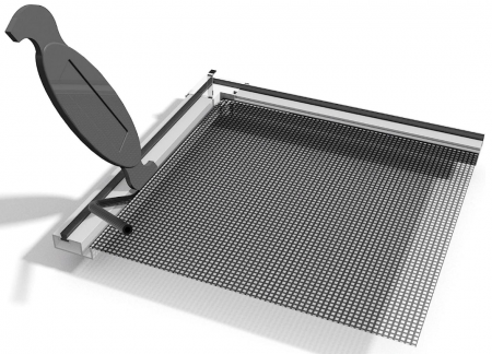 Garnitura cheder fixare plasa insecte Windhager, Ø5mm x 5m, negru, 03626 [2]