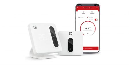 Sisteme Incalzire - Garza Smart Termostat WiFi inteligent pentru boiler și încălzire fără fir, compatibil cu Alexa/Google