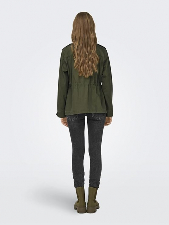 Geacă de primavara-toamna pentru femei ONLY Onldream L/S Cargo Pnt Noos, kaki, M [3]