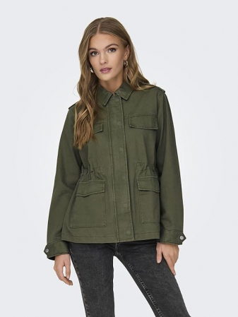 Geacă de primavara-toamna pentru femei ONLY Onldream L/S Cargo Pnt Noos, kaki, M [2]