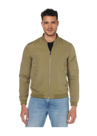 Geci si Veste barbati - Geaca pentru barbati JACK & JONES Bomber, Dusky Green, XL