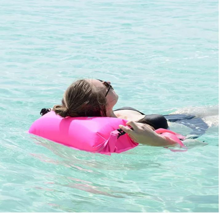 Geamandura gonflabila de siguranta pentru inot Jodsen, pentru exterior, roz [7]