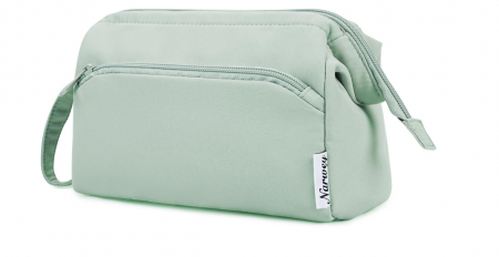 Genti si accesorii femei - Geanta cosmetice, trusa de machiaj Narwey pentru femei, verde menta
