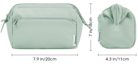 Geanta cosmetice, trusa de machiaj Narwey pentru femei, verde menta [5]