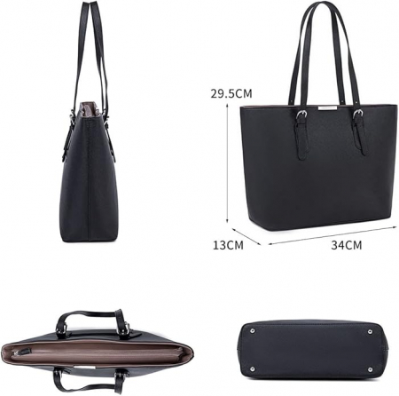 Geanta dama David Jones, din piele PU, alb [1]