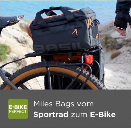 Geantă de bicicletă pentru portbagaj Basil Miles Tarpaulin XL Pro, 9-36L, negru/portocaliu [4]