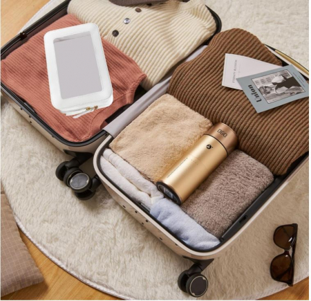 Geantă de călătorie/voiaj pentru cosmetice , transparentă, alb [4]