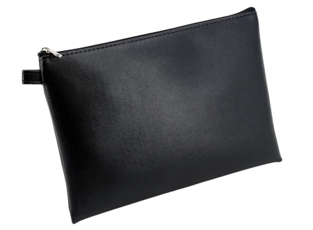 Genti si accesorii femei - Geantă de depozitare Alassio 42231, din imitație de piele, 23 x 16 cm, Negru