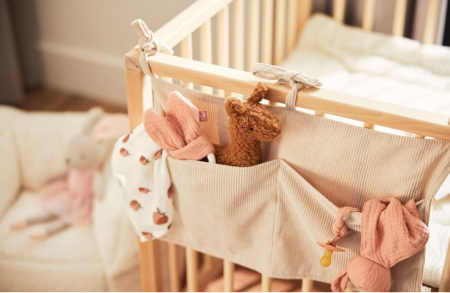 Geanta de depozitare Jollein Gear Nougat din velur [4]