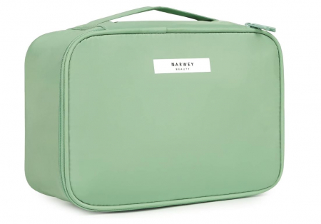 Cosmetice si produse ingrijire personala - Geanta de machiaj de călătorie pentru cosmetice Narwey, verde