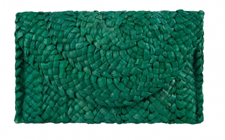 Fashion - Geantă de mână din paie EVEOUT, pentru femei, verde