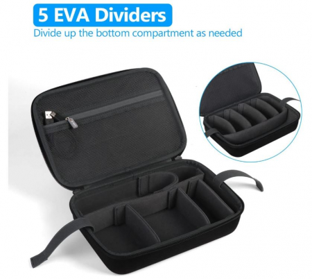 Geanta de protectie si transport JSVER pentru camera GoPro, negru [2]