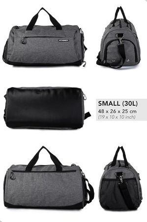 Geanta de sport si voiaj Fitgriff, negru, M (50L) [2]