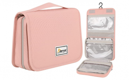 TOATE PRODUSELE - Geanta de toalata pentru agatat SIMTOP, roz