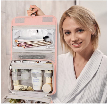 Geanta de toalata pentru agatat SIMTOP, roz [1]