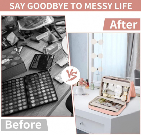 Geanta de toalata pentru agatat SIMTOP, roz [4]