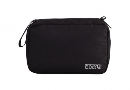 Articole Voiaj - Geantă de toaletă LUNAR URBAN, cu cârlig pentru agățat, negru - OUTLET