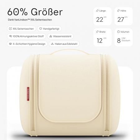 Geantă de toaletă pentru bărbați și femei  VanLindson, 8L [1]