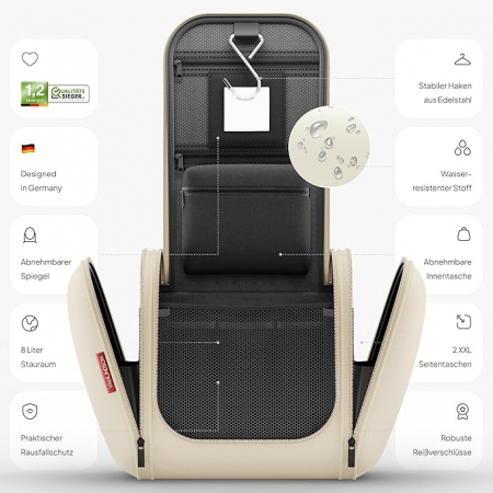 Geantă de toaletă pentru bărbați și femei  VanLindson, 8L [2]